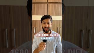 1600 Calories Diet | 100 Gm Protein #fitness #food #nutrition #health #protein
