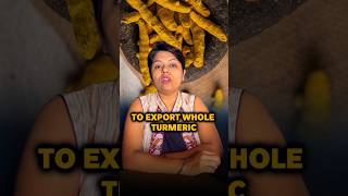 Which mandatory test is required to export whole turmeric? #kdsushma #export #turmeric #import
