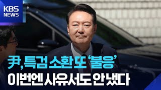 윤 전 대통령, 김건희 특검 소환 불응…"내일(30일) 출석 재통보" / KBS  2025.07.29.