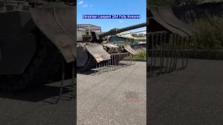 Heavily Armored Ukrainian Leopard 2A4 Tank With DIY Mine Chains!