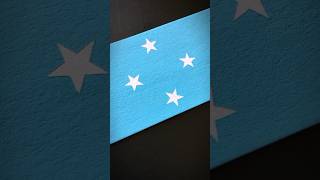 MICRONESIA 🇫🇲 Flag Drawing #oceania #flags #posca