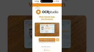 Age Verification for Your Website - No External Services, 100% Secure ID Scanner by OCR Studio