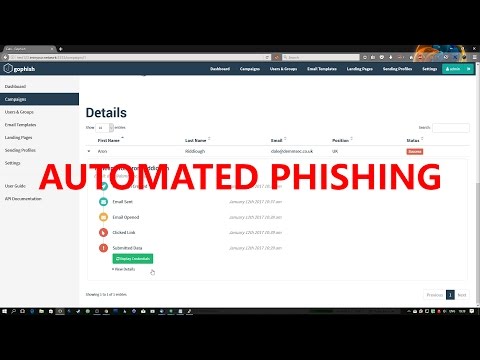 Automate Phishing Emails with GoPhish