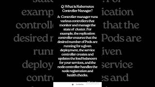 DevOps Interview Question | Kubernetes Controller Manager