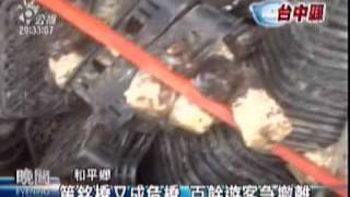 2009-08-10公視晚間新聞(和平鄉台八線處處積水 阿邦溪段單線通車)