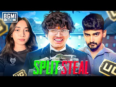 ULTIMATE SPLIT OR STEEL CHALLENGE IN BGMI ||#EP2