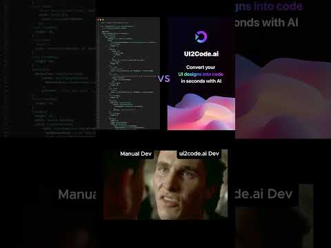 Which Dev Are You? Manual or UI2Code? ⚔️ #developer #uidesign #memes #ai #code #mobiledev #react