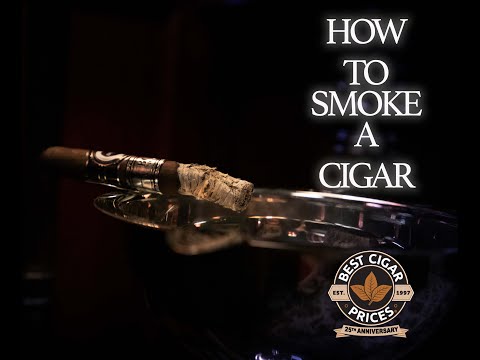 How to Smoke a Cigar