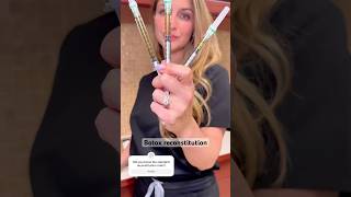 Common Botox reconstitution rates! #bergencounty bergencounty #botox #filler #skincare #nomakeup