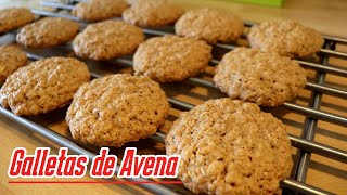 GALLETAS DE AVENA CRUJIENTES, DELICIOSAS Y ECONÓMICAS.