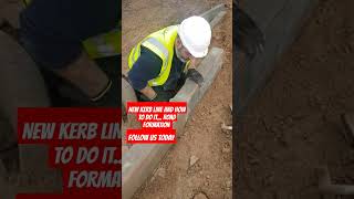 NEW KERB LINE AND HOW TO DO IT. ROAD FORMATION.. FOLLOW US TODAY