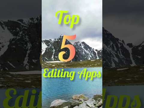 Top 5 mobile video editing apps 🔥 || 2024 Video 📸 editing apps #shorts