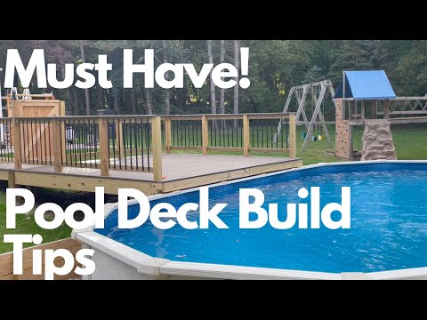 Absolute Must Have Tips for Building a Deck Next to an Above Ground Pool