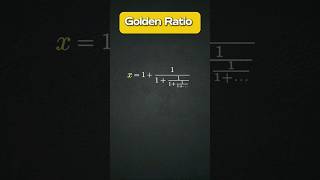The Hidden Golden Ratio!! #maths