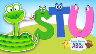 The Sounds of the Alphabet | S-T-U | ​​🌈 Super Simple ABCs