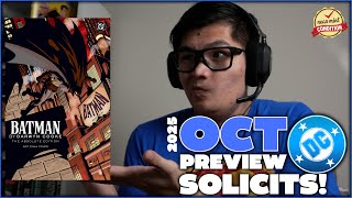 DC October 2025 Previews Solicitation Catalogue! | Hardcovers, Omnibuses, Absolutes, DC Finest!