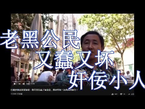 【Hui Yu揭露】老黑公民又蠢又坏，郭文贵和夏业良孰恶孰善，这个问题很简单，而你彻底傻逼了！！