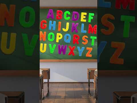 ALPHABET SONG A-Z #nurseryrhymes #singalongfun #karaoke #kids #singanddancealong #singalong #shorts