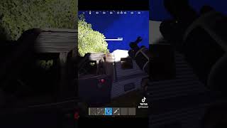 Rust trio TRIES offline raiding #rustglitch #rustpvp #rustshorts #rust