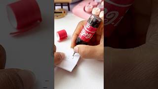 😍Cute Coca-Cola pen ideas ✨#shorts #art #diy #muktaartandcraft #youtubeshorts