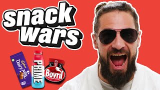 WWE Superstar Seth Rollins Rates American & British Snacks | Snack Wars