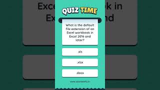 MS Excel Daily Quize for Education and Interviews #microsoft #excel