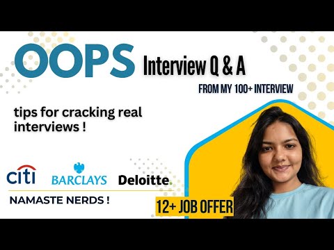 OOPS interview answer| 100+ interview experience | Real world example | tips to frame answers