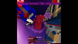 He Push me towards this base! #short #blocksmc