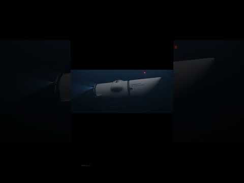Titan submarine implosion simulation| Blender #shorts #titanic #titan