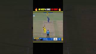 Pollard’s Last-Over Heroics! MI vs CSK 2021 |  Thrilling Finish