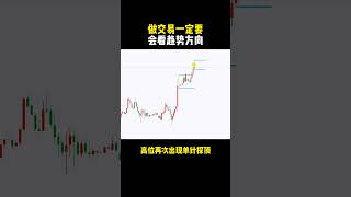 做交易一定要会看趋势方向