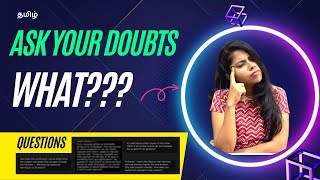 Answers For Your Questions - I tried answering all your doubts | Tamil