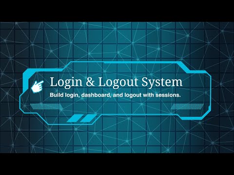 User Login, Dashboard, and Logout
