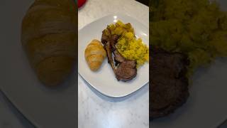 The IRON CHEF cooking Lamb Chops