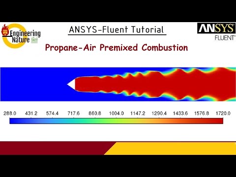 ANSYS-Fluent Tutorial || Propane-Air Premixed Combustion