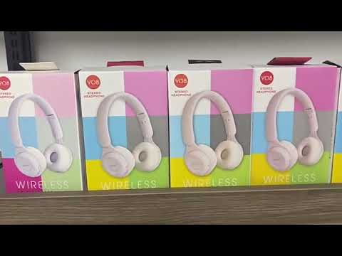 Cute Cat Ear Bluetooth Headphone Compatible with LED Wireless Headset Children Girls Stereo Folding