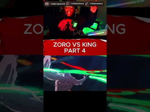 FIRST TIME WATCHING ZORO VS KING Reaction PART 4.  #onepiece #luffyanime