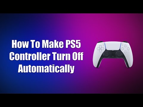 How To Make PS5 Controller Turn Off Automatically