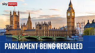 Parliament to be recalled to discuss British Steel in Scunthorpe, Sky News understands