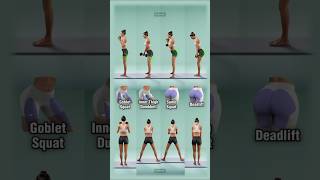 Dumbbell Quads Vs Glute Workout 🔥