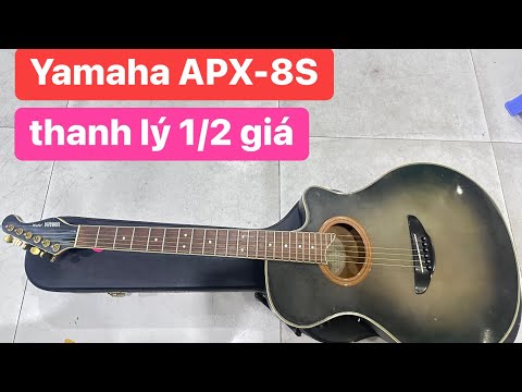 Đàn guitar Yamaha APX-8S EQ Bluetooth thanh lý. Giá: 4tr500k. guitar yamaha 0936057750