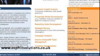 Data Analyst course, courses | www.sophicsolutions.co.uk