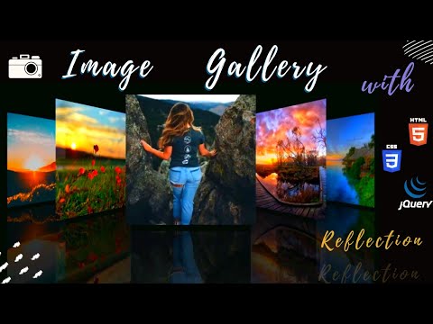 Image Gallery With Reflection Effect Using HTML, CSS & jQuery | THE WEBFIX
