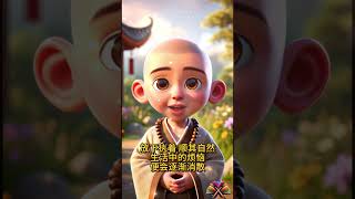 鸿雯小师傅：《烦恼源于执着》 #正能量 #智慧 #人生智慧 #人生感悟 #佛教 #心灵成长#佛教智慧 #佛教卡通 #人生感悟