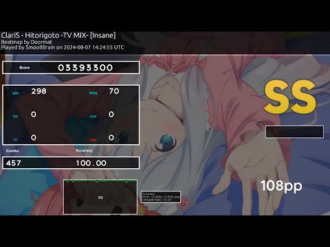 ClariS - Hitorigoto -TV MIX- [Insane] (4,32*) 108pp