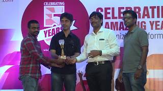 Kolla Ajay Wisdom Jobs CEO - prize distribution ceremony for winners