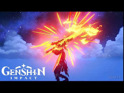 Beautiful Sky Elemental Bursts - Genshin impact