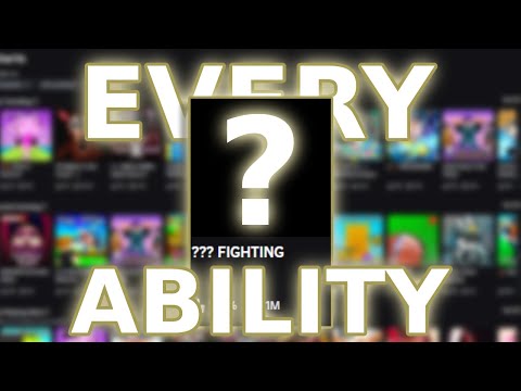This is EVERY Ability in My Roblox Fighting Game!