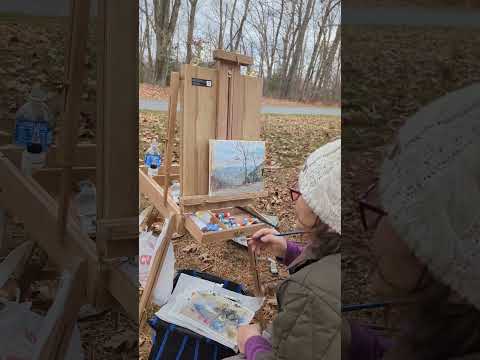 #pleinair in #appalachiantrail last brush strokes... #anfitiart