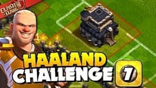 Haaland 7th challenge | Friendly warmup match easy 3 stars || @ClashOfClans #clashofclan #cocevent